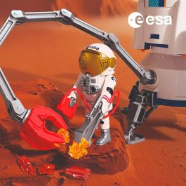 Playmobil - Cohete a Marte de la ESA 72011 Modular con Grúa y Astronautas, Set de Construcción y Juego Espacial para Niños +4 años