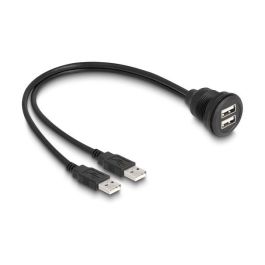 DELOCK Cable USB 2.0 1 m Negro, Divisor 2 x USB Tipo-A Macho a 2 x USB Tipo-A Hembra, para Conexión y Extensión, Velocidad 480 Mbps Precio: 15.488. SKU: B18CYQ8K25