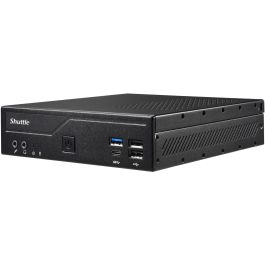 Shuttle Barebone XPC slim DH610 Mini PC barebone 1.3L Black para Intel LGA 1700, DDR4-SDRAM, M.2, SATA