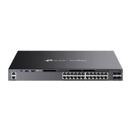 TP-Link Omada SG6428XHP Switch Gestionado L3 con 24 Puertos Gigabit Ethernet PoE, 4 SFP+, 720W PoE, 128Gbps, Rack 1U Negro Precio: 2322.89000042. SKU: B12LAX8PVK