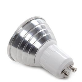 Bombilla LED GU10 3W RGB Mando a Distancia 40.000H PL187220-GU10
