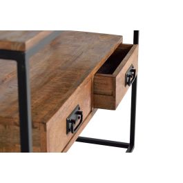 Giner y Colomer Consola Industrial Madera de Mango y Metal 77x110x35 cm