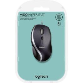 Ratón Logitech Láser M500/ Hasta 1000 DPI Ratón Logitech Láser M500/ Hasta 1000 DPI