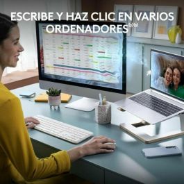 Teclado Logitech Blanco Qwerty Español QWERTY Teclado Logitech Blanco Qwerty Español QWERTY
