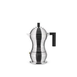 Alessi MDL02/3 B Pulcina Cafetera 3 Tazas Aluminio Fundido Negra - Diseñada por Michele de Lucchi Precio: 53.78999945. SKU: B1BMDVSNJB