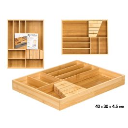 Cubertero Bambu 6 Huecos Soporte Cuchillos Kinvara 40x4x30cm (Set de 6) Precio: 31.89000012. SKU: B138846C7M
