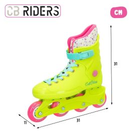 Patines en Línea Colorbaby Amarillo 38-39 (4 Unidades) Patines en Línea Colorbaby Amarillo 38-39 (4 Unidades)