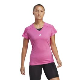 Camiseta de Manga Corta Mujer Adidas Essentials Rosa Lila
