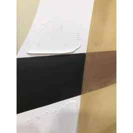 DKD Home Decor Cuadro Abstracto Marron Beige 140x100 cm, Lienzo, 2 Unidades