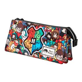 Estuche Portatodo Triple HS Accio Harry Potter Multicolor