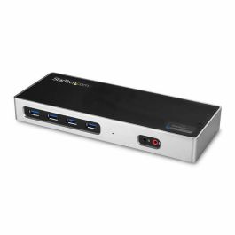 Hub USB Startech DK30A2DH Negro/Plateado Plateado 40 W Hub USB Startech DK30A2DH Negro/Plateado Plateado 40 W