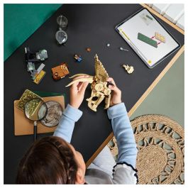 Lego Jurassic World 76969 Fósiles de dinosaurios: Cráneo de triceratops - Juego para niños de 9 años