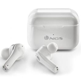 Auriculares Bluetooth NGS ARTICABLOOMWHITE Blanco Negro Auriculares Bluetooth NGS ARTICABLOOMWHITE Blanco Negro