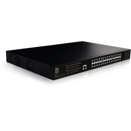 LevelOne GEP-2861 Switch Gestionado L2 28 Puertos Gigabit Ethernet 4xSFP 24xPoE+ 390W Montaje en Rack 19" 1U