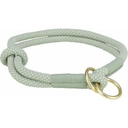 Collar de Adiestramiento para Perros Trixie Soft Rope Verde Menta S 35 cm