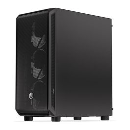Endorfy Torre Midi EY2A010 Negra Vidrio Templado para Gaming