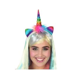 Diadema de Unicornio Multicolor para Mujer con Cuerno y Orejas Brillantes - Accesorio Fantasía para Fiestas y Cosplay Precio: 1.49999949. SKU: B1J7VPGEQ7