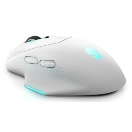 Dell Alienware AW620M Ratón Gaming Inalámbrico Lunar Light, 26000 DPI, 7 Botones Programables, Conectividad RF 2.4 GHz y USB-C, Óptico