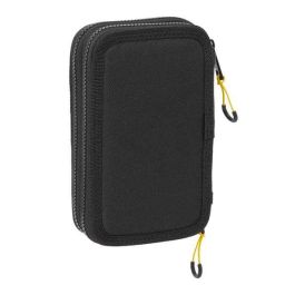 Estuche Escolar con Accesorios Munich Topo Negro 12.5 x 19.5 x 4 cm 29 Piezas