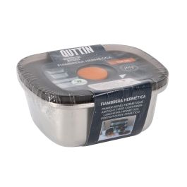 Fiambrera hermética de acero inoxidable Quttin 250 ml (24 Unidades) Fiambrera hermética de acero inoxidable Quttin 250 ml (24 Unidades)