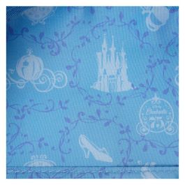 Loungefly Mochila lenticular 75th Anniversary La Cenicienta Disney 26cm Piel vegana Tirantes ajustables