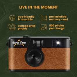 Cámara Digital Camp Snap CS-V105-BR-WW Negro