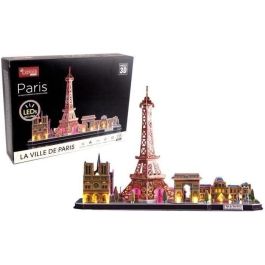 Puzzle Luminoso 3D - Monumentos de París - Juego de Construcción - EXPLORA - 115 piezas - A partir de 8 años