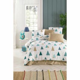 Juego de cama ASI8684283019632 - 1 funda nórdica 220x240 cm + 2 fundas de almohada 60x60 cm - Algodón/Poliéster Blanco