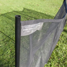 Gre Barrera de seguridad flexible GRE8412081308159 - 3 m x 1,33 m - Tejido cortable - Premontada