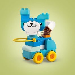 LEGO DUPLO 10448 Animales Sobre Ruedas 3 en 1 Juguete de Construcción para Bebés, Bloques Creativos, 58 Piezas, +2 Años