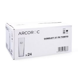 Arcoroc Caja 24 Vasos Altos Vidrio Tubito 27 cL