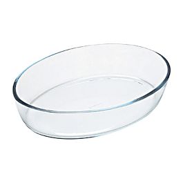 Fuente para Horno Pyrex Classic Vidrio Transparente Vidrio Ovalada 40 x 28 x 7 cm (4 Unidades)