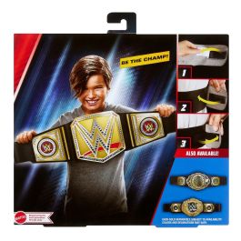 Mattel Hyj35 Título de Campeón WWE Undisputed Universal, Cinturón Infantil de Lucha Libre, Más de 90 cm Ajustable