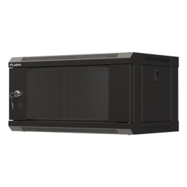 Lanberg WF03-5304-10B Armario Rack de Pared 4U Negro, con Capacidad 60 kg, Bloqueo y Rieles Lanberg WF03-5304-10B Armario Rack de Pared 4U Negro, con Capacidad 60 kg, Bloqueo y Rieles