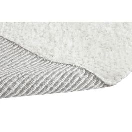 DKD Home Decor Alfombra Urban Blanca Antideslizante de Poliéster 230 x 160 cm - 2600gsm