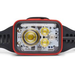 Black Diamond Distance 1500 Linterna Frontal Recargable USB 1500 Lúmenes IP67, Color Gris/Rojo