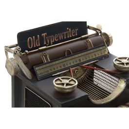 DKD Home Decor Figura Vintage Metal Negro 26 x 15 x 24 cm Hecho a mano Producto reciclable