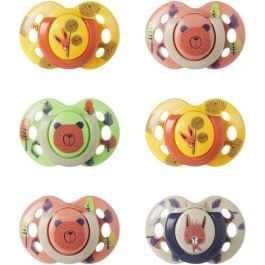 Tommee Tippee TOM5010415335494 Chupetes FUN 6-18 meses Juego de 6 Forma Ortodoncia Simétrica Silicona sin BPA Precio: 30.50000052. SKU: B16JY5X8JL