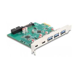 Delock Tarjeta de Expansión USB PCIe x1 con 3x USB-A 5 Gbps, 2x USB-C y 1x Conector Interno de 19 Pines, USB 3.2 Gen 1, PCI Express Precio: 48.1096. SKU: B1EE9BW3KF