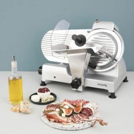Hkoenig Cortadora de Fiambres MSX220 - 240 W - Cuchilla 220 mm - Grosor Regulable 0-12 mm