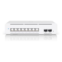 Ubiquiti UniFi Switch USW-Pro-XG-8-PoE - Switch gestionado L2/L3, 8 Puertos RJ-45 10G PoE++ (155W), 2 Puertos SFP+, Montaje en Rack/Pared