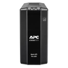 APC BR650MI sistema de alimentación ininterrumpida (UPS) Línea interactiva 0,65 kVA 390 W 6 salidas AC Precio: 214.58999947. SKU: S55002756