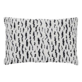 Cojín Blanco y Negro Algodón / Poliéster 40 X 60 cm Precio: 26.0271. SKU: B1HWYZLWQQ