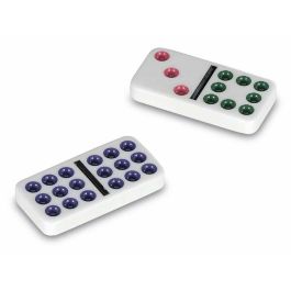 Cayro Dominó Doble 9 de Color - Juego de Mesa Clásico de Plástico para Niños y Adultos 6+ Años