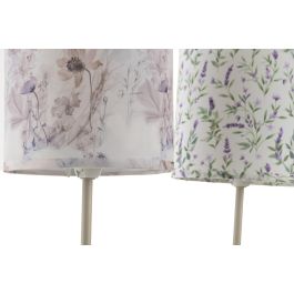 DKD Home Decor Lampara Sobremesa Shabby Marron Multicolor 15 x 36 x 15 cm (4 Unidades)