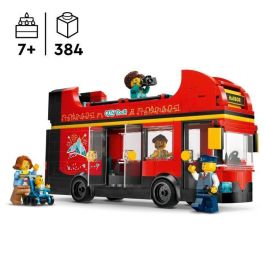 LEGO 60407 City Autobús Rojo de Dos Pisos de Juguete para Construir, para Niños de 7+ Años