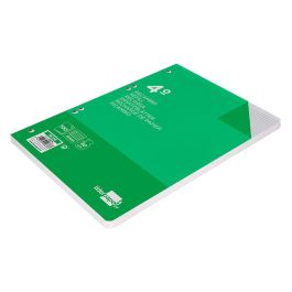 Recambio Liderpapel Cuarto 100 Hojas 60 gr-M2 Cuadro 4 mm Con Margen 6 Taladros