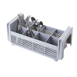 CAMBRO - 8FBNH434-151 - 1/2 Canastilla de lavado con 8 comp. sin asas para cubiertos - 45,7 x 19,7 x 18,4 cm - Gris claro Precio: 39.88999982. SKU: B1C3HM7W28