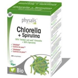 PHYSALIS Chlorella + Spirulina Bio 200 Comprimidos - Alga Chlorella y Spirulina para Vitalidad y Control de Peso Precio: 17.9899995. SKU: B14V4GCKMS