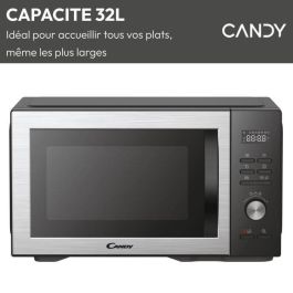 Candy CMGA31EDLB Microondas Grill - 31L - MO: 1000W - Grill: 1000W - Cavidad de Acero Inoxidable - Limpieza Automática